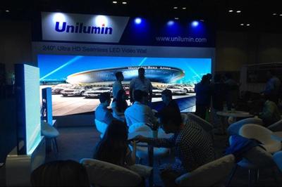 洲明科技UTV小間距引爆美國國際標(biāo)識(shí)展